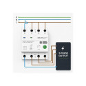 Three phase 63A relay for DIN rail 3P+N Timer