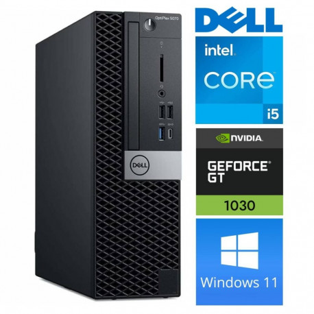 DELL 5070 SFF i5-9500 8GB 256SSD M.2 NVME GT1030 2GB WIN11Pro