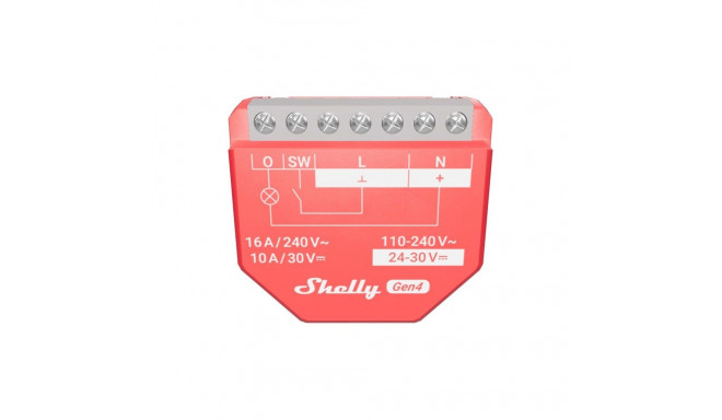 SHELLY lüliti 1PM Gen4 Matter WLAN Zigbee Bluetooth 16A PM
