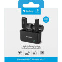 Mikrofon Sandberg Streamer USB-C Wireless Mic x2