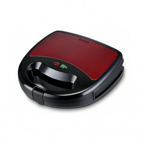Brock SSM 6004 RD 4 in 1 Sandwich/Nutlet/WaffleMaker And Grill 750 W, Red