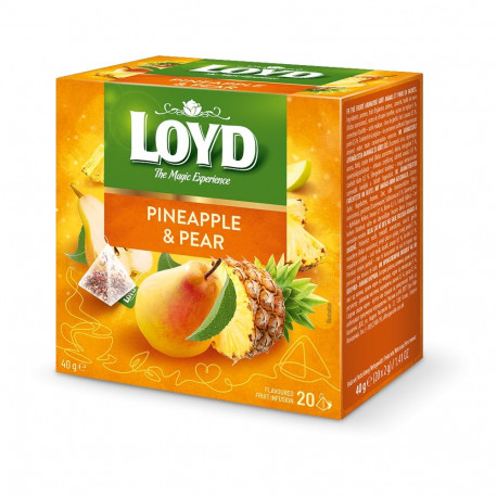 Tee LOYD ananassi- ja pirnimaitseline 20x 2g