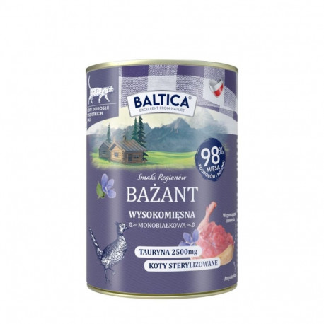 BALTICA Flavors of the Regions Pheasant Mono - wet cat food - 400g