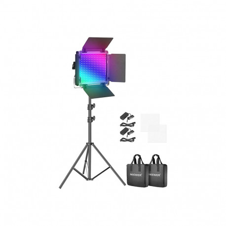 NEEWER 660 PRO II RGB – LED video light with swivel arms