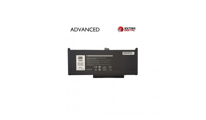 Notebook Battery DELL MXV9V, 7200mAh, Extra Digital Advanced