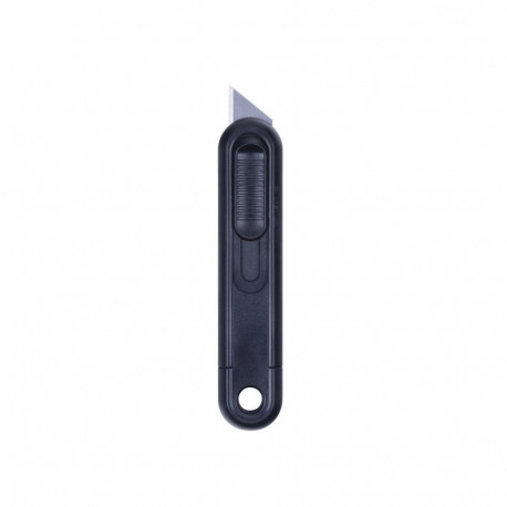 Universal knife, with replaceable blade, 18 mm, DONAU "Safety", black