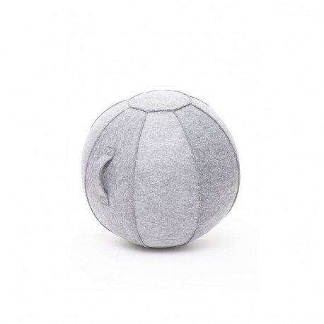 Istumispall/Tasakaalupall Stoo Active Ball D-65cm, käepide/ helehall vilt, kasutaja kasvule kuni 175