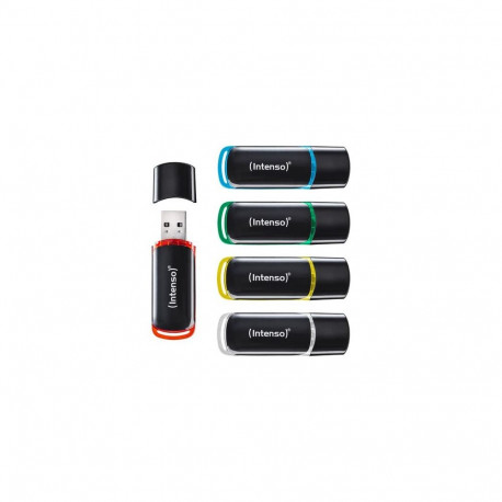 Intenso 3511575 USB flash drive 16 GB USB Type-A 2.0 Black, Red, Green, Transparent, Yellow, Blue