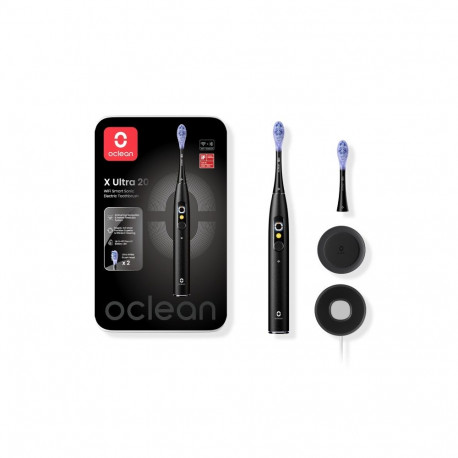Electric Toothbrush - Oclean X Ultra 20 Wi‑Fi Smart Sonic Electric Toothbrush Black