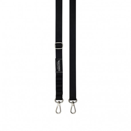 Crossbody strap - Machino MC-LG 02 Handcrafted For Handbags Black