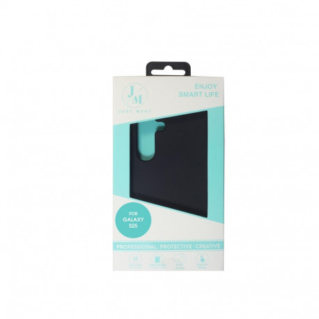 Phone Case - Just Must JM Regular Defense Silicone For Galaxy S25 Black