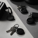 Bluetooth Tracker - Chipolo LOOP Rechargeable Tracker for Keys & Bags, Silicone Loop, Charcoal