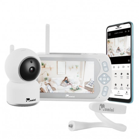Baby Monitor - Momini BlissEye 5" 1080P Full HD