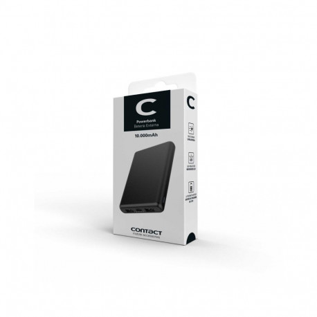Power Bank - Contact 10000mAh 10W USB-A USB-C Black