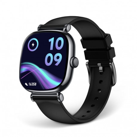 Smartwatch - Ksix IRIA 1.7” AMOLED, 24/7 Health Monitoring, Black