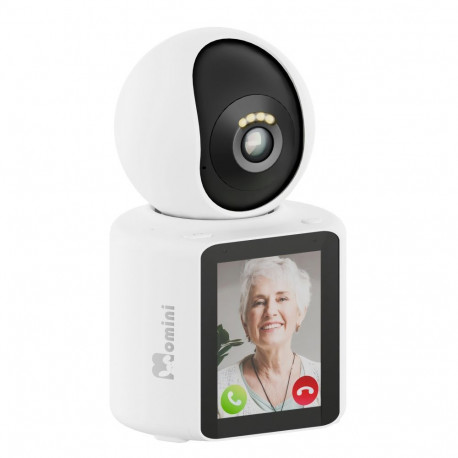 Baby Monitor - Momini CommuniCare Two-Way 1080p 2.8-Inch Pan-Tilt Camera with Night Vision