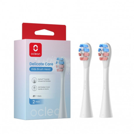 Electric Toothbrush Head - Oclean Kids Brush Head 2 Pcs DuPont Bristles White