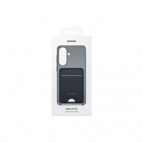 Phone Case - Samsung Galaxy A37 Card Slot Case, Opaque Protection, Black