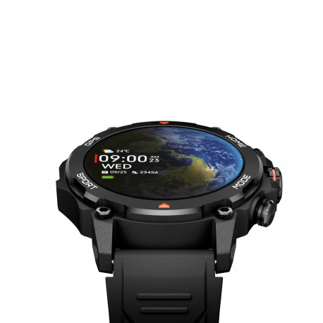 Smartwatch - Ksix Explorer, GPS, 5ATM Water Resistance, 1.43" AMOLED Black