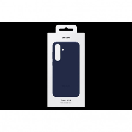 Phone Case - Samsung Galaxy S25 FE Silicone, Scratch & Drop Protection, Dark Blue