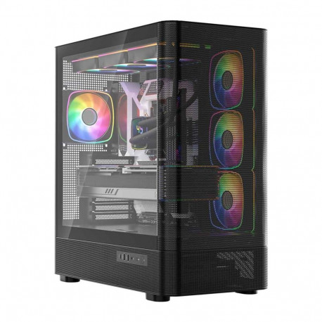 Computer Case - MODECOM Volcano AQ300 ARGB Midi Black