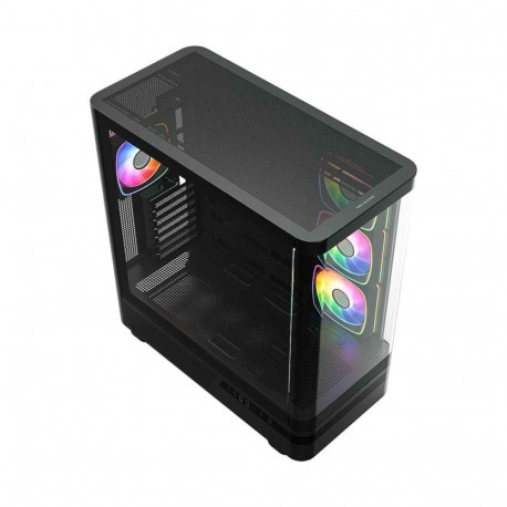 Computer Case - MODECOM Volcano AQ100 ARGB Midi Black