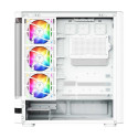 Computer Case - MODECOM Volcano AQ100 ARGB Midi White