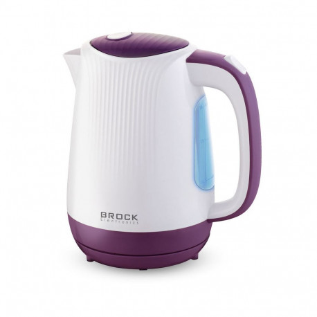 Brock WK 08 PR Electricl Kettle 1,7L 2000W, White/Purple