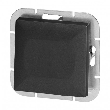 Łącznik p/t schodowy Pearl, 10A, 250V, WP-5P, czarny (10 tk.)