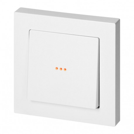 Łącznik p/t schodowy z podświeleniem Malta, 10A, 250V, WP-5M/S, biały (5 tk.)