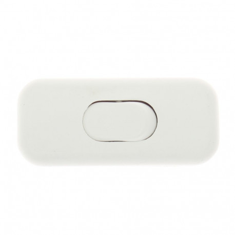 Juhtmevaheline kiiklüliti, 2-pooluseline, 2,5A, 250V, valge