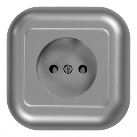 Gniazdo wtyczkowe pojedyncze p/t, 2p, 16a, 250v
