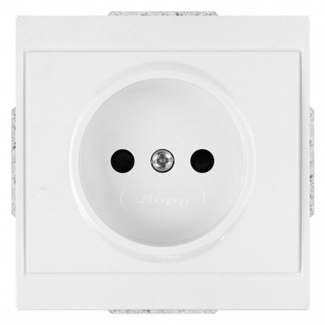Gniazdo wtyczkowe pojedyncze p/t 2p 16a, 250v (moduł)