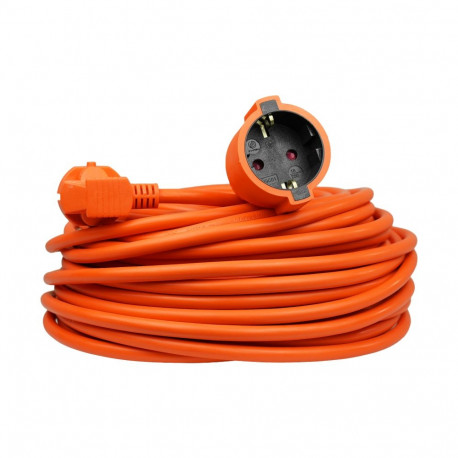 Hand Home ühepesaline Schuko-pikendusjuhe IP20 16A H05VV-F 3×1,5 30m, oranž