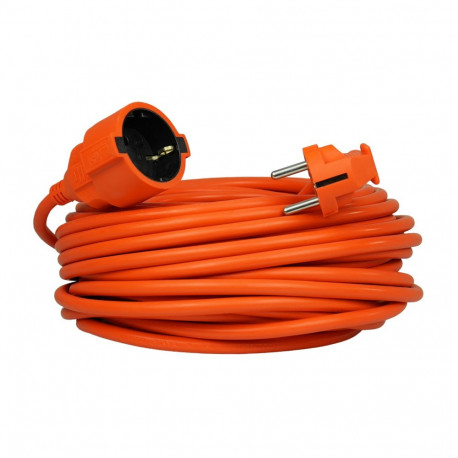 HAND HOME SCHUKO ühe pistikupesaga pikendusjuhe IP20 16A H05VV-F 31,5 25m, oranž