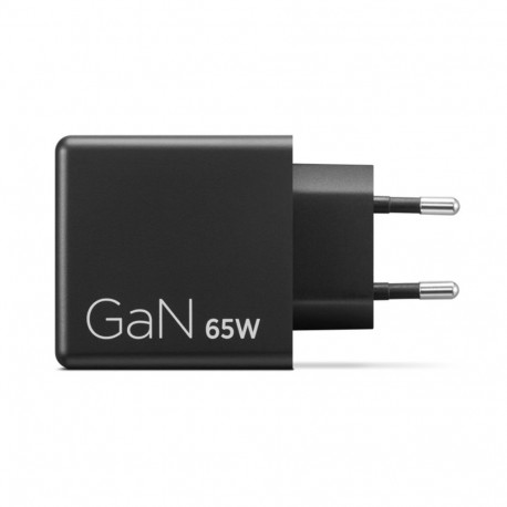 Lenovo laadija Dual USB-C 65W GaN, universaalne, AC siseruumides kasutamiseks, must