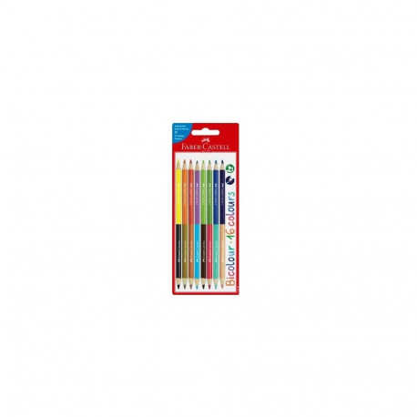 "FABER-CASTELL Buntstifte Bicolor 8er Blisterkarte"