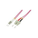 "LWL Patchkabel OM4 LC / SC 2,0m Duplex LogiLink"