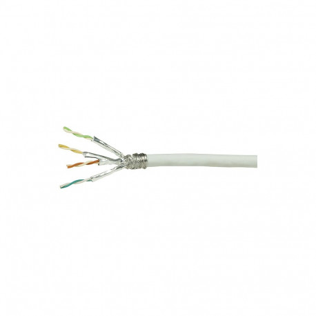 "Cat.7 600 MHz Installation Cable 26 AWG CU S/FTP, 305m, white"