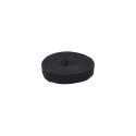 "Cable strap (Hook and Loop), black, width: 16 mm, coil, 4 m"