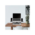 "Notebook stand, foldable, height adjustable, black"