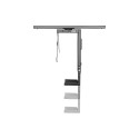"Adjustable under desk CPU mount, rotatable, slidable"