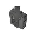 "Adjustable under desk CPU mount, rotatable, slidable"