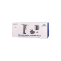 "Adjustable under desk CPU mount, rotatable, slidable"
