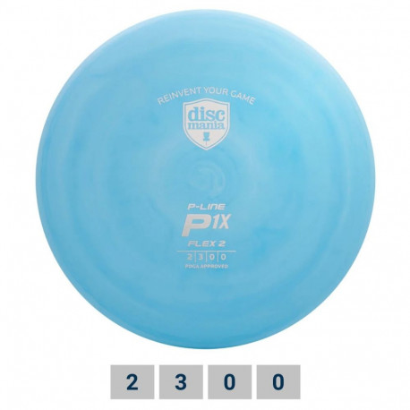 Discgolf DISCMANIA Putter P-LINE P1X Blue 2/3/0/0