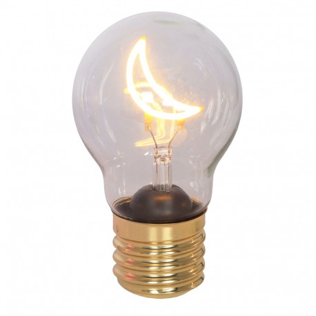 Dekoracja świetlna ; żarówka led na baterie – księżyc; lumen 2700-3000k