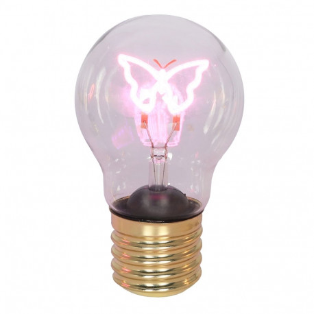 Valgusdekoratsioon, patareitoitel LED-pirn – liblikas, 2700–3000K