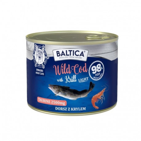 BALTICA märg kassitoit Excellent tursa ja krilliga 185g