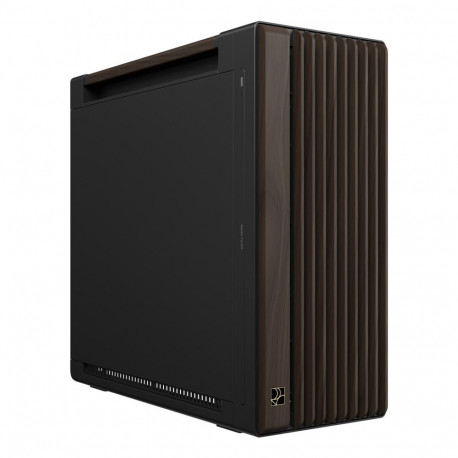 ASUS arvutikorpus ProArt PA602 puiduversioon, metallpaneeliga midi-torn, must, puit