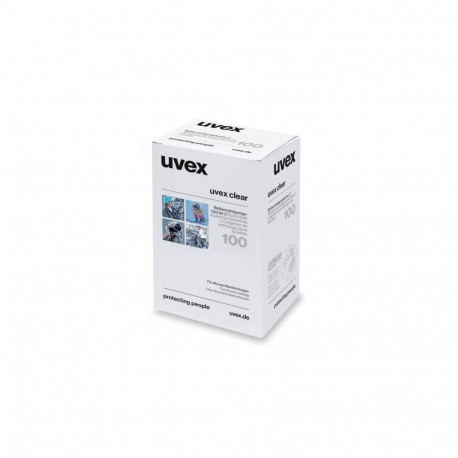 Glasses lens cleaning towelettes Uvex, 3pcs